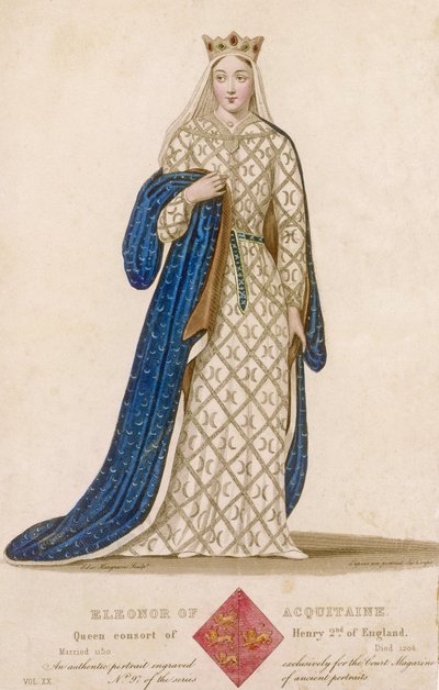 Retrato de Leonor de Aquitania de English School