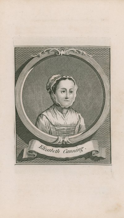 Retrato de Elizabeth Canning de English School