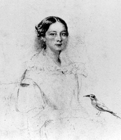 Retrato de Emily Shore (1819-1839), siglo XIX de English School