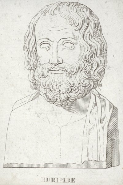 Retrato de Eurípides de English School
