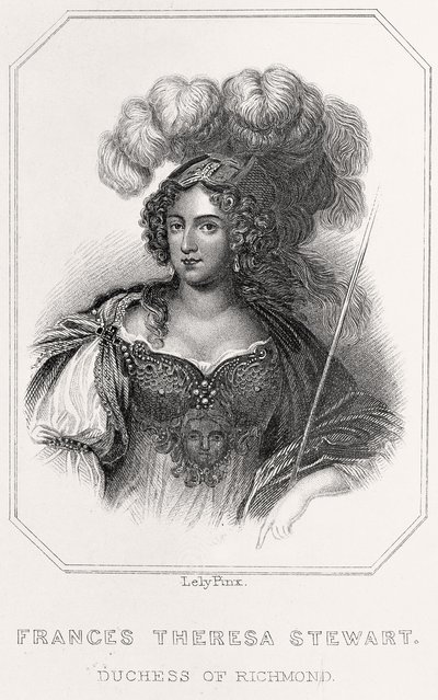 Retrato de Frances Theresa Stewart de English School