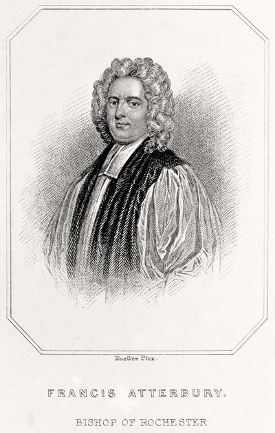 Retrato de Francis Atterbury, Obispo de Rochester de English School
