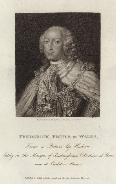 Retrato de Frederick Louis, Príncipe de Gales de English School