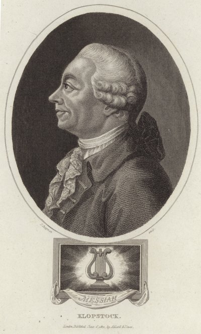 Retrato de Friedrich Gottlieb Klopstock de English School