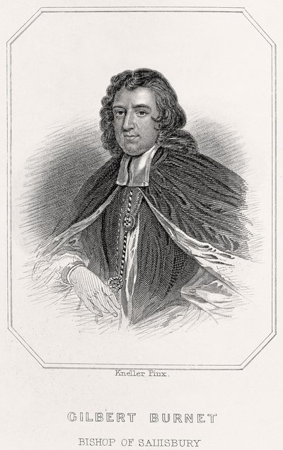Retrato de Gilbert Burnet, Obispo de Salisbury de English School