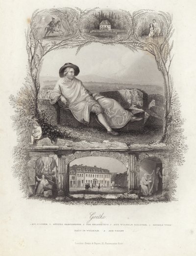 Retrato de Goethe de English School