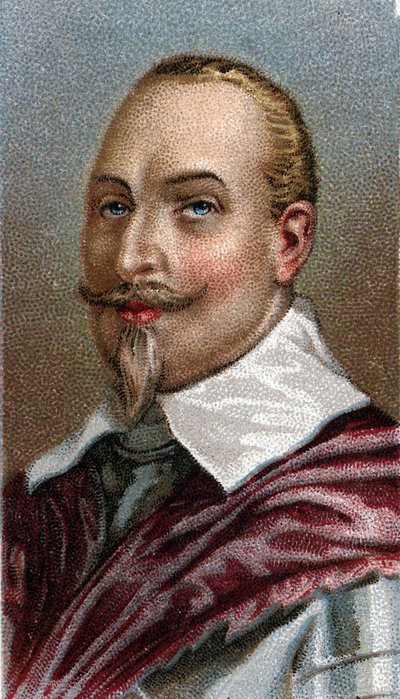 Retrato de Gustavo Adolfo de Suecia - Retrato de Gustavo II Adolfo Rey de Suecia (1594-1632) - De la serie 