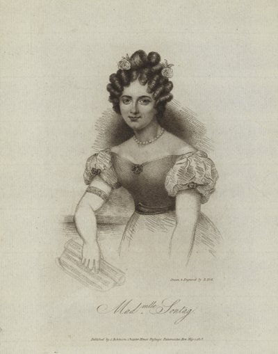 Retrato de Henriette Sontag de English School