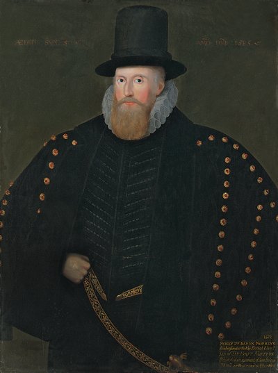 Retrato de Henry, primer Barón Norris, de Rycote, 1585 de English School