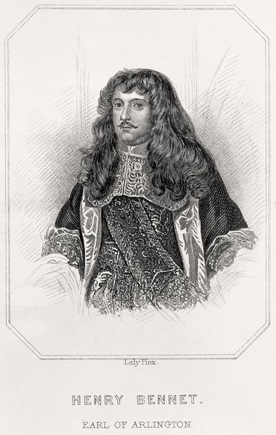 Retrato de Henry Bennet, Conde de Arlington de English School