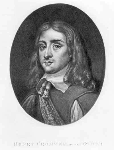 Retrato de Henry Cromwell (1628-74) grabado por Richard Earlom (1743-1822) y Charles Turner (c.1773-1857) de English School