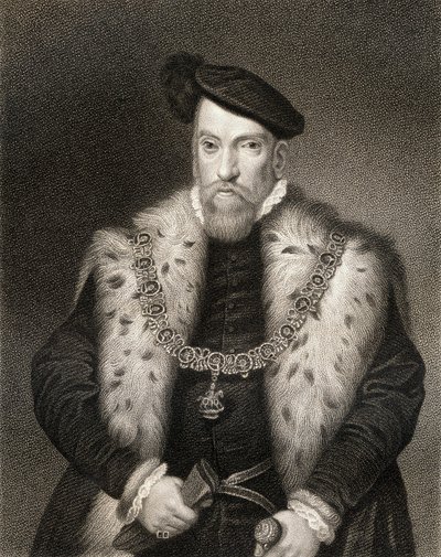 Retrato de Henry Fitzalan, 12º Conde de Arundel, de Lodges British Portraits, 1823 de English School