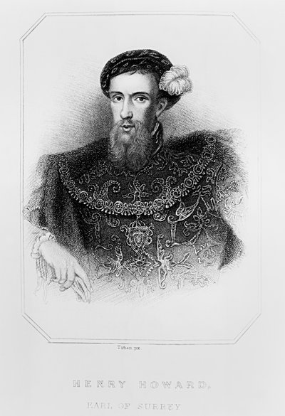 Retrato de Henry Howard (1517-47) Conde de Surrey, de 