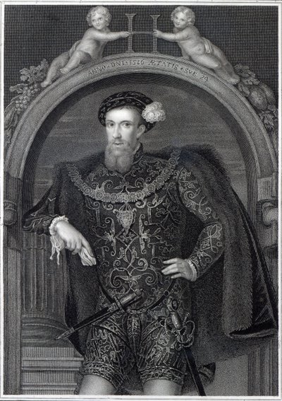 Retrato de Henry Howard (1517-47) Conde de Surrey, de 