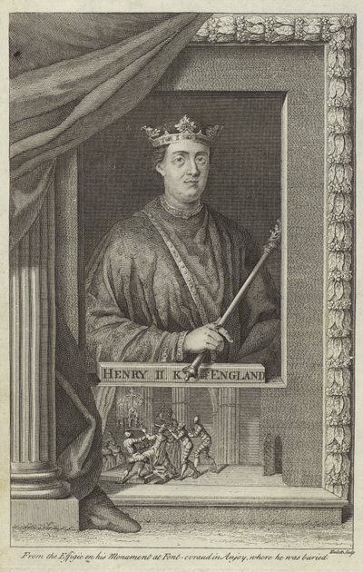 Retrato de Enrique II de Inglaterra de English School