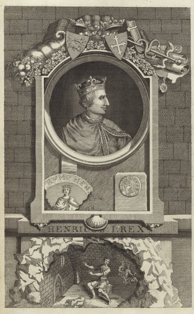 Retrato de Enrique I de Inglaterra de English School