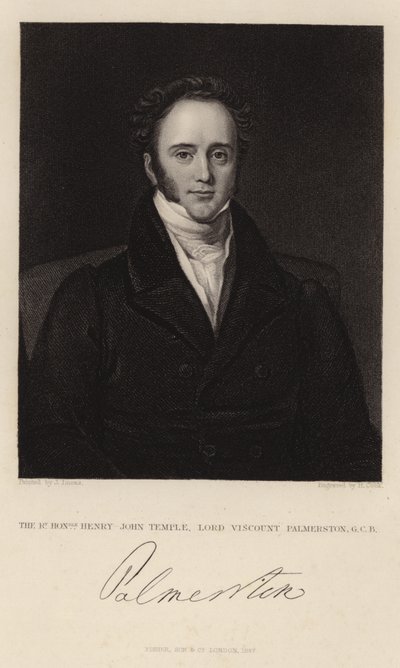 Retrato de Henry John Temple de English School