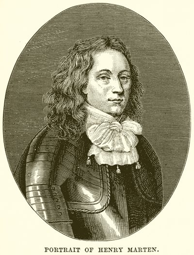 Retrato de Henry Marten de English School