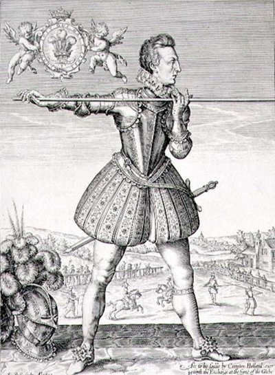 Retrato de Enrique, Príncipe de Gales (1594-1612) grabado por Simon de Passe (1595-1647) 1612 de English School
