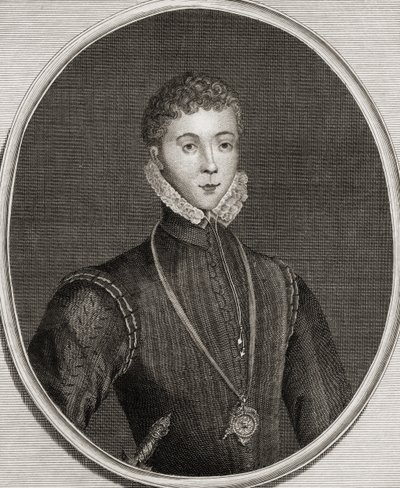 Retrato de Henry Stewart (1545-67) Lord Darnley de English School