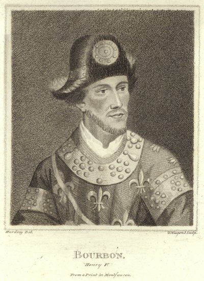 Retrato de Enrique V, Casa de Borbón de English School