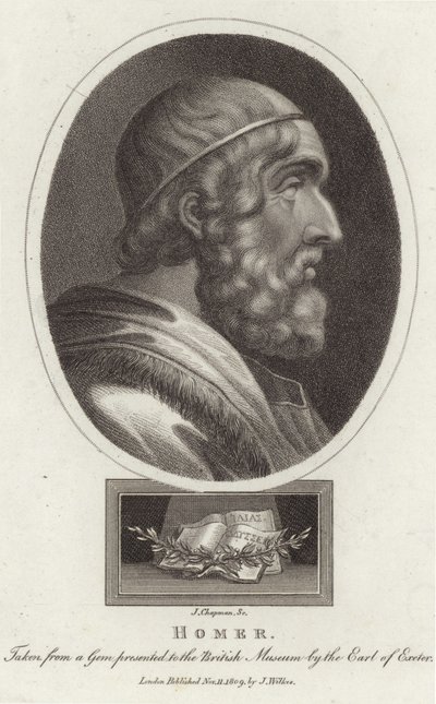 Retrato de Homero de English School