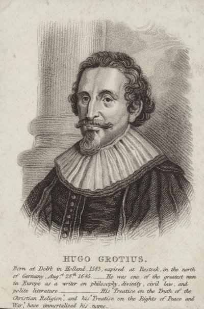 Retrato de Hugo Grotius de English School