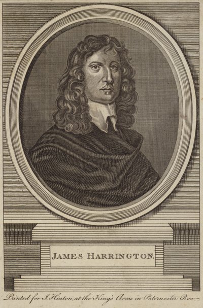 Retrato de James Harrington de English School