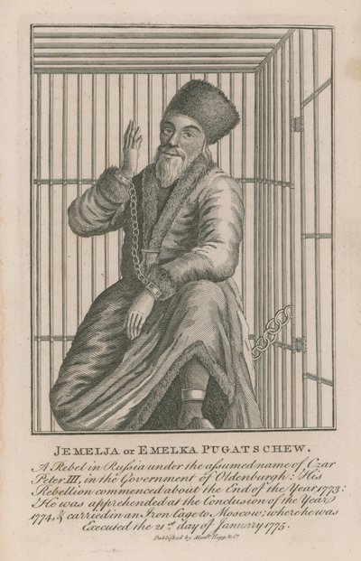 Retrato de Jemelja o Emelka Pugatschew de English School