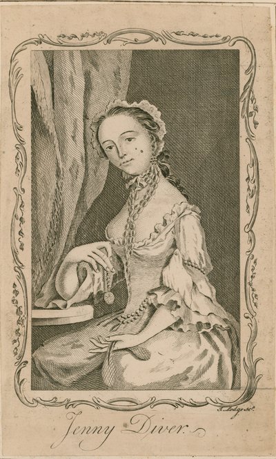 Retrato de Jenny Diver de English School