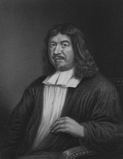 Retrato de John Bunyan (grabado) de English School