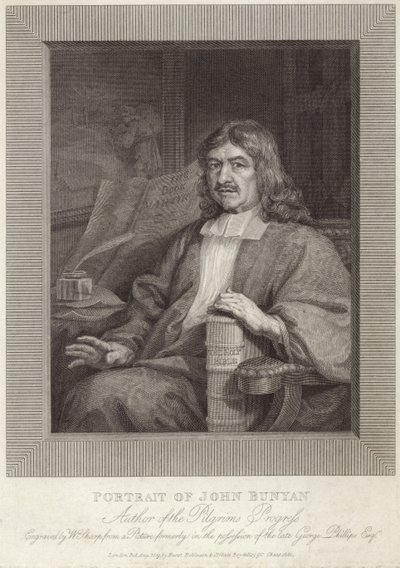 Retrato de John Bunyan de English School