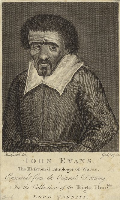 Retrato de John Evans de English School