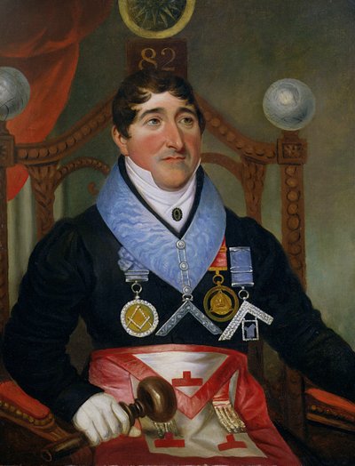 Retrato de John James Howell Coe, 1820s de English School