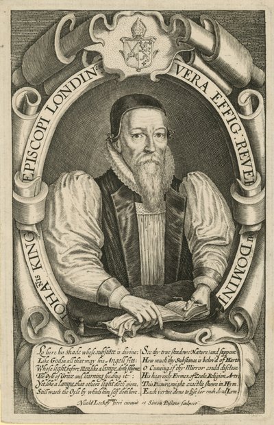Retrato de John King, Obispo de Londres 1611-21 de English School