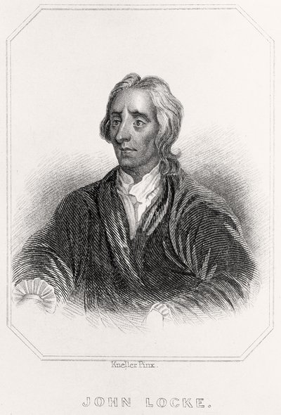 Retrato de John Locke de English School