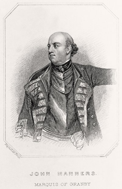 Retrato de John Manners, Marqués de Granby de English School