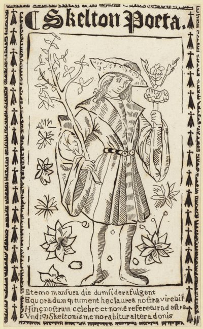 Retrato de John Skelton de English School
