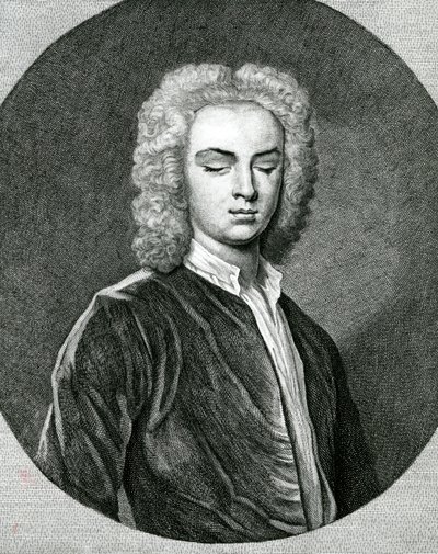 Retrato de John Stanley (1712-86) de English School