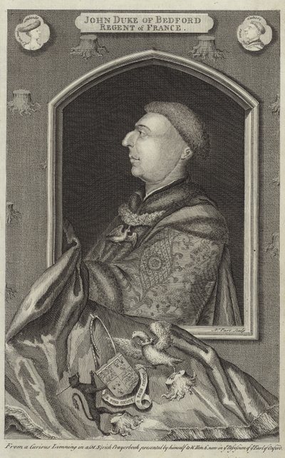 Retrato de Juan de Lancaster, Duque de Bedford de English School