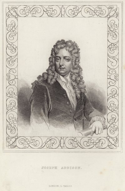 Retrato de Joseph Addison de English School