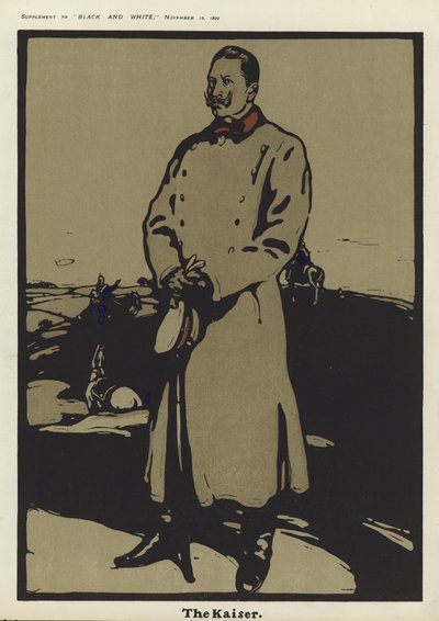 Retrato del Kaiser Guillermo II de English School