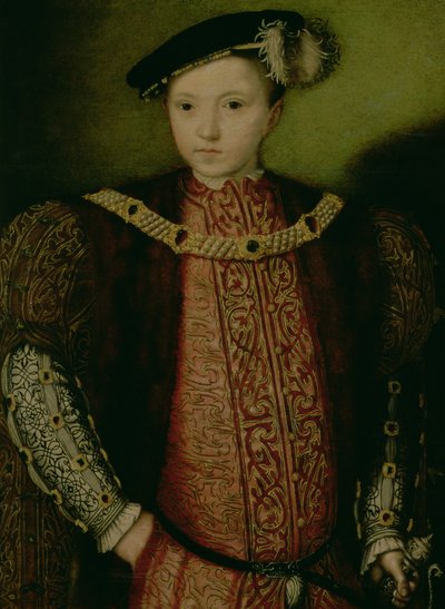 Retrato del Rey Eduardo VI (1537-53) de English School