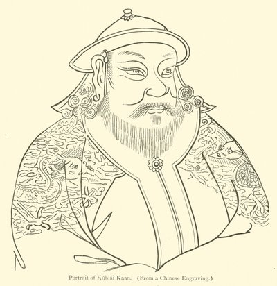 Retrato de Kublai Kaan de English School