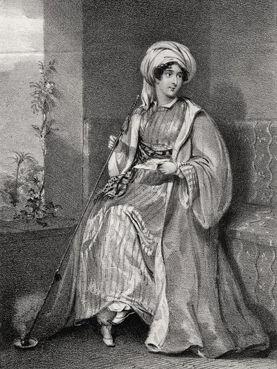 Retrato de Lady Hester Stanhope de English School