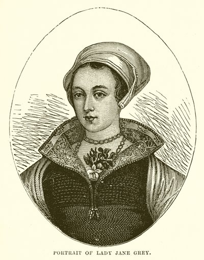 Retrato de Lady Jane Grey de English School