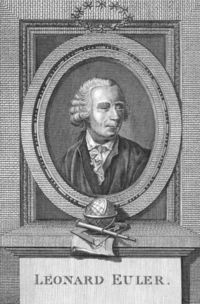 Retrato de Leonard Euler (1707-83) de English School