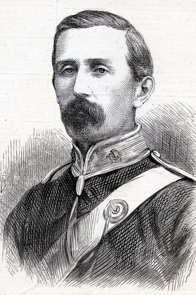 Retrato del Teniente Coronel George Taylor Denison, 1877 de English School