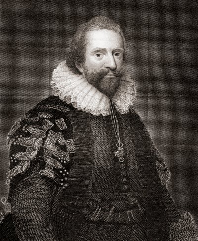 Retrato de Lionel Cranfield, de Retratos Británicos de Lodge, 1823 de English School