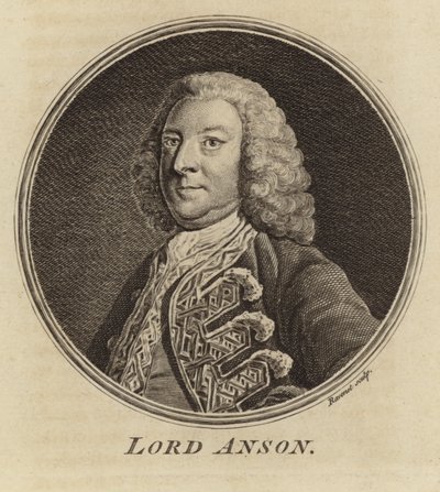 Retrato de Lord Anson de English School